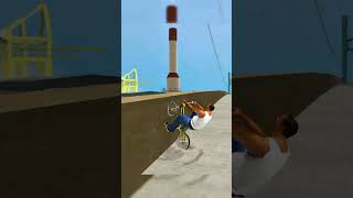 Explore Whole GTA San Andreas With Bicycle  shorts gta [upl. by Anahsal393]