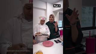 Part 1 Glimps of our International dessert course hkrshorts hkrbakingacademy [upl. by Ernaldus]