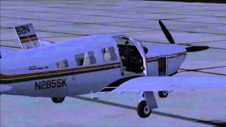 FSX Carenado PA32 Saratoga SP Обзор Русский язык [upl. by Sirromaj]