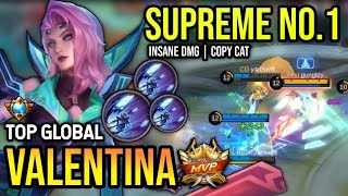 VALENTINA BEST BUILD 2023  TOP GLOBAL VALENTINA GAMEPLAY  MOBILE LEGENDS✓ [upl. by Sixla]