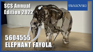 Unboxing Swarovski SCS Elephant Fayola  5604555 [upl. by Nerrej]