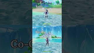 Genshin Impact Solo Vs CoOp Bursts Comparison [upl. by Basso236]