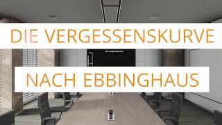 Die Vergessenskurve nach Ebbinghaus  3Danimiert mit Cinector STAGE [upl. by Wystand]