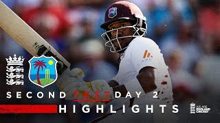 Kavem Hodge Hits Maiden Century  Highlights  England v West Indies Day 2  Rothesay Test 2024 [upl. by Karyl]