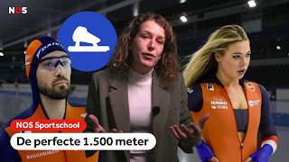 PERFECTE 1500 METER schaatsen met IREEN WÜST  NOS Sportschool met Ireen Wüst  NOS Sport [upl. by Eniamurt]