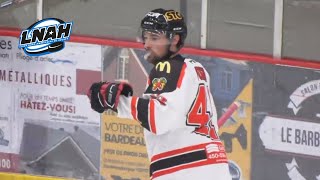 Alexandre Fortin marque son 1er but dans la LNAH  111024 [upl. by Ecnaralc]