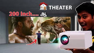 200 Inch Projectorஆ  Best Budget Projector 2022 in India  Top 10 Tamil [upl. by Elam]