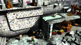 LEGO Lord of the Rings Playthrough Part 12  Sarumans End Coop Gameplay [upl. by Zebapda]