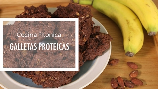 RECETA GALLETAS PROTEICAS  COMER DULCES SIN REMORDIMIENTOS [upl. by Amando171]