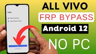 All Vivo Frp Bypass New Security 2024 Activity Launcher Not Working without PC Google Account Unlock [upl. by Etnaed417]