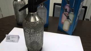 Stainless steel Soda Siphon  custom drinks at home [upl. by Hentrich]