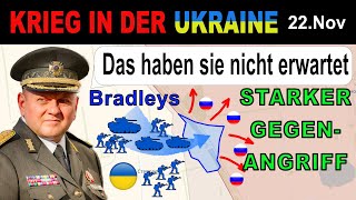 22Nov PERFEKTES TIMING  Ukrainischer GEGENANGRIFF TRIFFT RUSSEN BEI UMGRUPPIERUNG  UkraineKrieg [upl. by Ilesara]