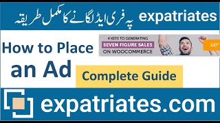 How to place a ad on expatriatescom  expatriates free place an ad  job on expatriates [upl. by Tuppeny]