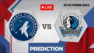 Minnesota Timberwolves VS Dallas Mavericks  NBA Match Prediction  Basketball Match Prediction [upl. by Ahseram]