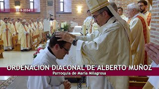 Ordenación diaconal de Alberto Muñoz [upl. by Ennaeed]