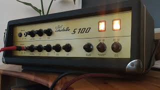 Very rare Echolette S 100 Tube Amp presenting with Vibrato 1967 [upl. by Hynda]