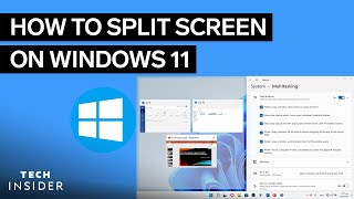 How To Split Screen In Windows 11 [upl. by Newton]