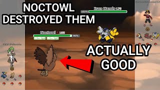 Tinted Lens Noctowl Couldn’t Be Stopped Pokemon Showdown Random Battles High Ladder [upl. by Ainatit]