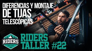 Diferencias y montaje de tijas telescópicas Riders Taller 22 [upl. by Milissa]