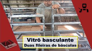 Como fazer um vitrô basculante  Diy  How to make tilting glass  How to make tilting window [upl. by Lancelle]