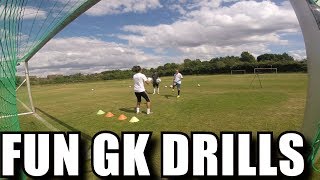 Fun and Simple Fundamental Drills for Goalkeepers [upl. by Wetzel]