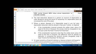 First Year Allowance And Depreciation Rates Lecture18 [upl. by Nitin]