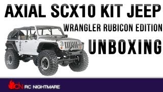 Axial SCX10 Kit Jeep Wrangler Rubicon Edition Unboxing [upl. by Akived]