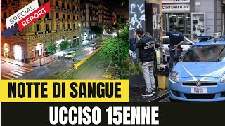 Sparatoria a Napoli 15enne ucciso a colpi di pistola in centro città [upl. by Ariaz]