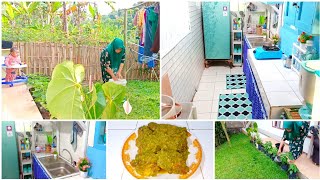 daily vlog irt desa☘️MASAK DAN BERSIH BERSIH [upl. by Kapor]