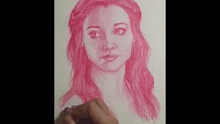 Drawing Margery Tyrell Game of Thrones Natalie Dormer Speed drawing Colored pencil Aleeza Atif [upl. by Anires]