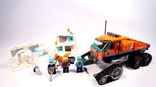 LEGO 60194 City Arctic Expedition Arctic Scout Truck Speed Build Review [upl. by Sumer]