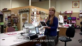 Using the AcuSetter App on the Janome MC15000  Sewing Bradys Idaho Falls  Pocatello  Twin Falls [upl. by Ferna]