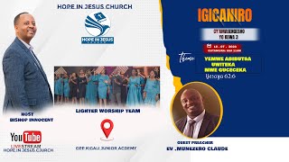 🔴LIVE IGICANIRO CYAMASENGESHO  THEME YEMWE ABIBUTSA UWITEKA MWE GUCECEKA  HOPE IN JESUS CHURCH [upl. by Edie]