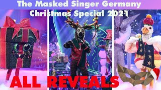 Die Rätselhafte Weihnachtsshow ALL REVEALS  The Masked Singer Germany [upl. by Atnes388]