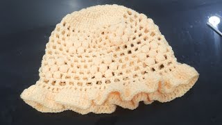 woollen baby cap 1 to 2 yeasr baby full video [upl. by Zohara]