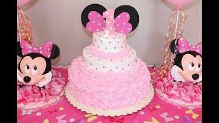 Montando decorando pastel de Minnie Mouse [upl. by Othe658]