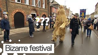 Annual Straw Bear Festival Takes Places in Whittlesea [upl. by Puglia]