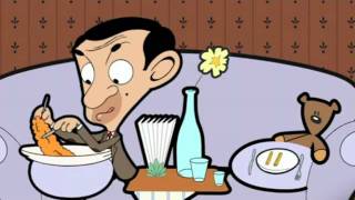 Mr Bean  Sofa dinner with Teddy [upl. by Nowahs557]