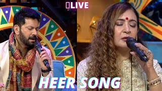 HEER  Jaspinder Narula amp Jasbir Jassi Beautiful song Live performance at Kapil Sharma Show [upl. by Bledsoe]