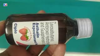 Asthalin Expectorant Plus  Levosalbutamol Ambroxol Hydrochloride and Guaiphenesin Syrup Uses Dosage [upl. by Diad]