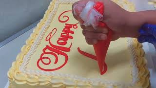 cake writing tutorial [upl. by Andrei]