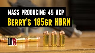 TESTED with 45 ACP Berry’s 185 grain HBRN Bullets [upl. by Alroi]