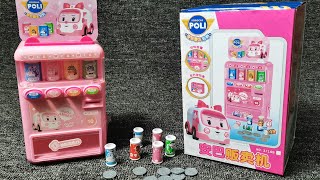 Pink Robocar Poli Vending Machine toy Set Satisfying with Unboxing Compilation Toys ASMR [upl. by Aihtyc]