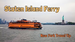 Staten Island Ferry  A Free Statue of Liberty Cruise Alternative [upl. by Ramin]