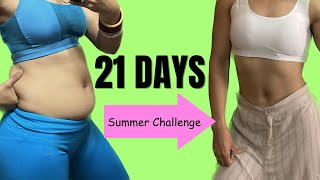 Do this Diet 🥘amp Workout for 21 Days  Summer Shred Challenge [upl. by Eldin]