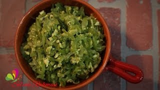 ডিম দিয়ে চিচিঙ্গা ভাজি  Sautéed SnakeGourds with Egg  67 [upl. by Sloane]