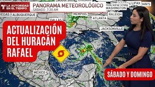 El pronóstico del tiempo en México sábado 9 y domingo 10 de noviembre  Huracán Rafael [upl. by Nuaj]