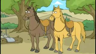 Family Guy  Horses Brokeback Mountain [upl. by Aicilyt]