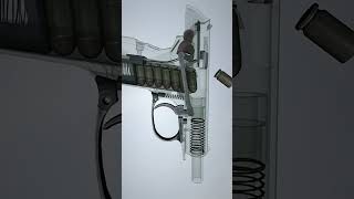 Pistol😮 drawing art airsoft funny doodland animation doodletoons [upl. by Lerraj45]