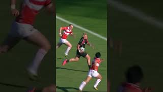 The hardest tackle to master in rugby rugby speed fast tackle rwc2023 shorts [upl. by Araed]